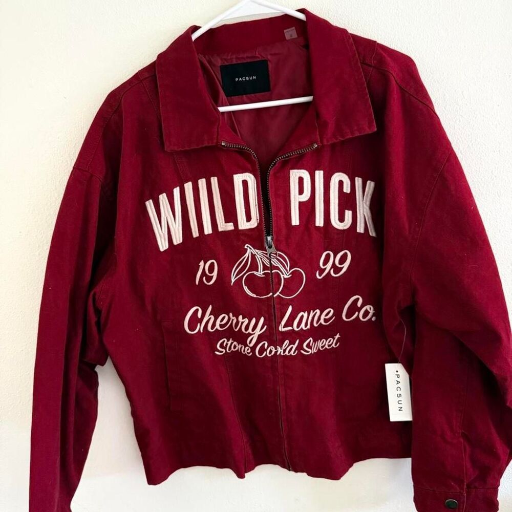 NWT Denim Graphic Jacket